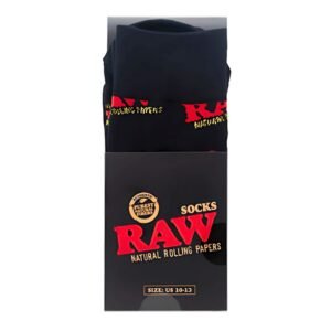 RAW BLACK SOCKS FOR YOUR FEET SIZE (US 10-13)