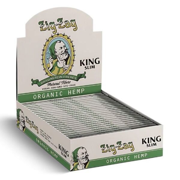 ZIG ZAG BRAUNSTEIN FRERES VINTAGE SERIES NATURAL GUM ROLLING PAPER 24CT/ BOX