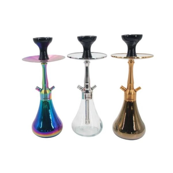 AADHI MODEL DANCING STAINLESS STEEL SHAFT (14.6'') HOOKAH KIT SET