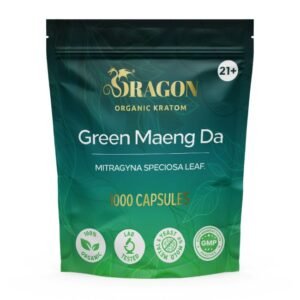 DRAGON ORGANIC KRATOM 1000CT/ CAPSULES BAG