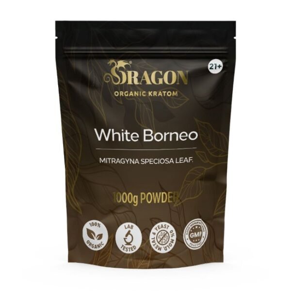 DRAGON ORGANIC KRATOM 1000GM POWDER BAG