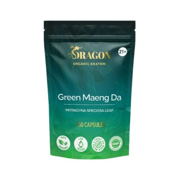 DRAGON ORGANIC KRATOM 250CT/ CAPSULES BAG