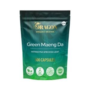 DRAGON ORGANIC KRATOM 500CT/ CAPSULES BAG