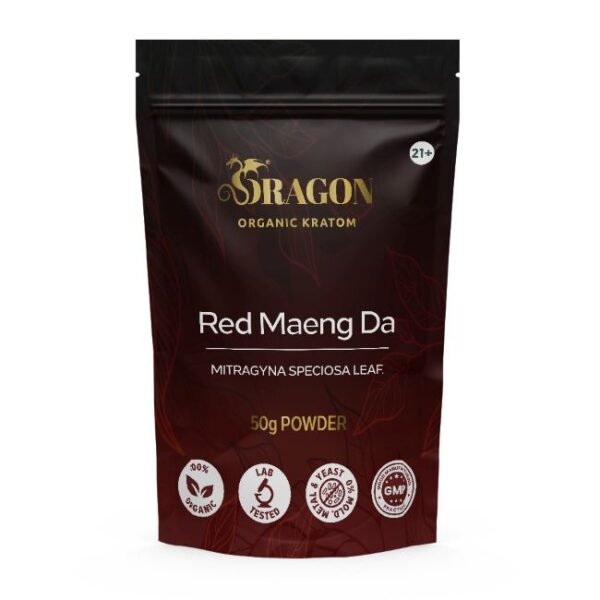 DRAGON ORGANIC KRATOM 500GM POWDER BAG