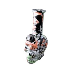 6'' MYSTIC SKULL GLASS MINI BONG