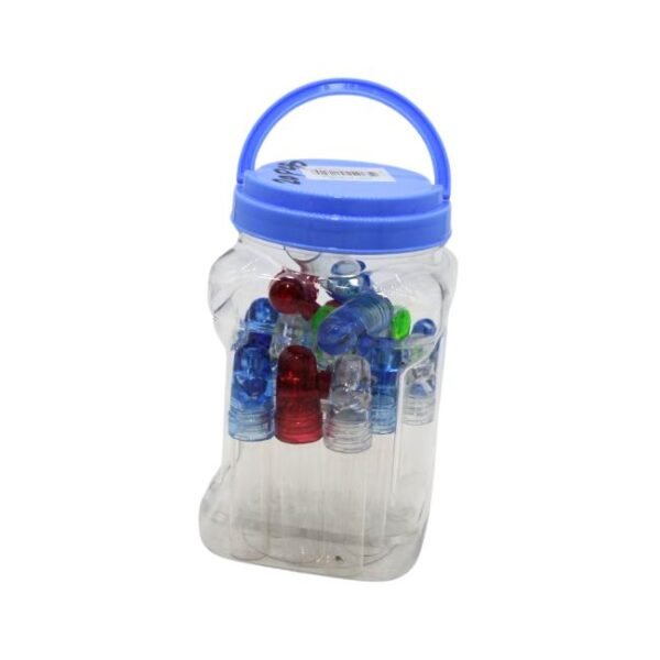 10ML PLASTIC SNOOFER MIX COLOR 20CT JAR