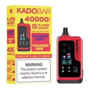 KADO BAR FLAVOR ADJUST 5% DISPOSABLE (120ML) 40K PUFFS 5CT/ BOX