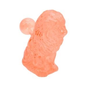 6" LION DESIGN COLORFUL GLASS TUBE