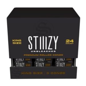 STIIIZY PREMIUM KING SIZE ROLLED CONES 3PK 24CT/ BOX