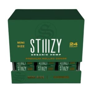 STIIIZY PREMIUM MINI SIZE ROLLED CONES 9PK 24CT/ BOX