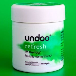 UNDOO REFRESH FOR DAILY MENTAL CLARITY DIETARY SUPPLEMENT SOFTGELS 30CT/ JAR
