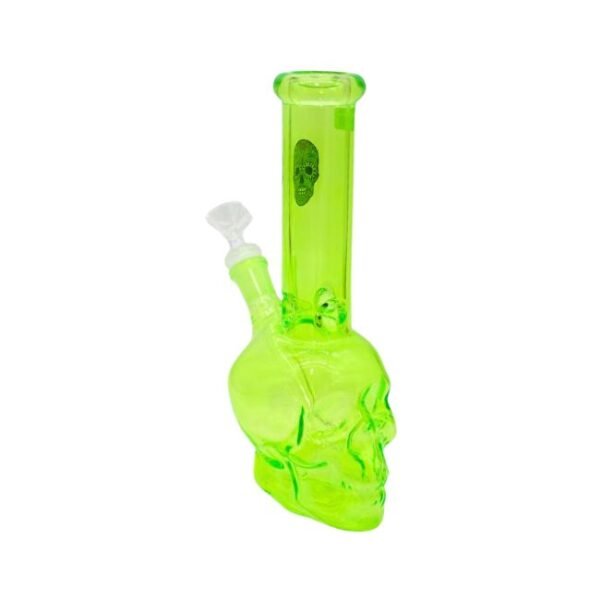 10'' FROSTED SKULL HEAVY DUTY WATER PIPE
