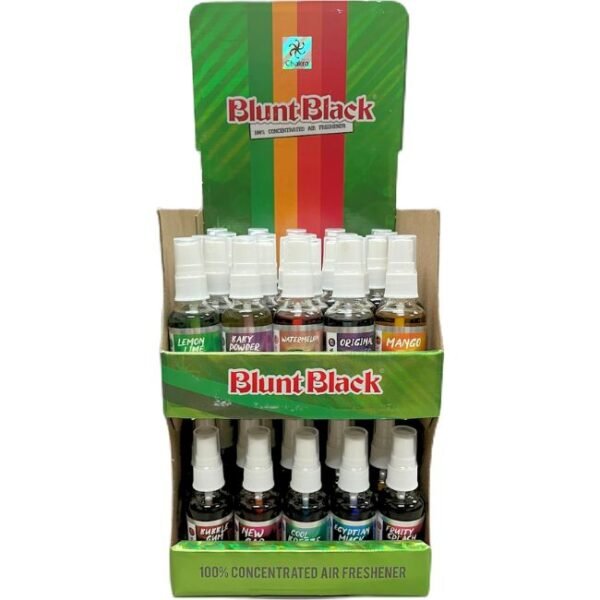 BLUNT BLACK 100% CONCENTRATED AIR FRESHENER 50CT DISPLAY
