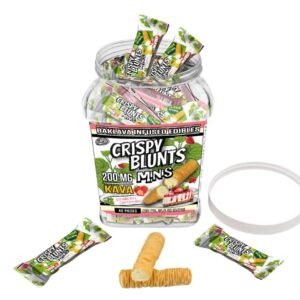 CRISPY BLUNTS MINI 200MG KAVA BAKLAVA INFUSED EDIBLES 40CT JAR