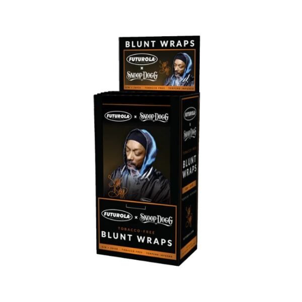 SNOOP DOGG X FUTUROLA TERPENE INFUSED BLUNT WRAPS 25CT/ BOX