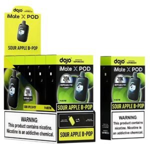 DOJO IMATE X POWERED BY VAPORESSO 5% DISPOSABLE POD (75ML) 20K PUFFS 5CT/ BOX