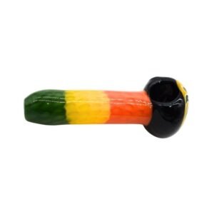 4.5'' RASTA COLOR FANCY HAND PIPE