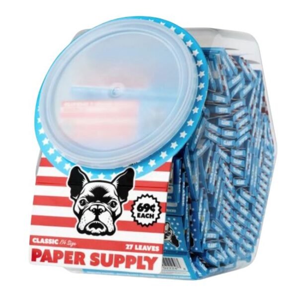 PAPER SUPPLY CLASSIC 1-1/4 SIZE PAPER 105CT JAR (PRE- PRICED 69C)