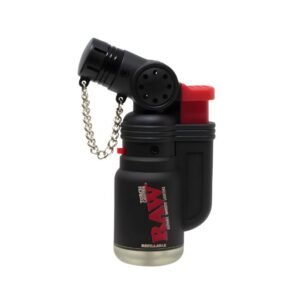 RAW TORCH LIGHTER BLACK 20CT DISPLAY
