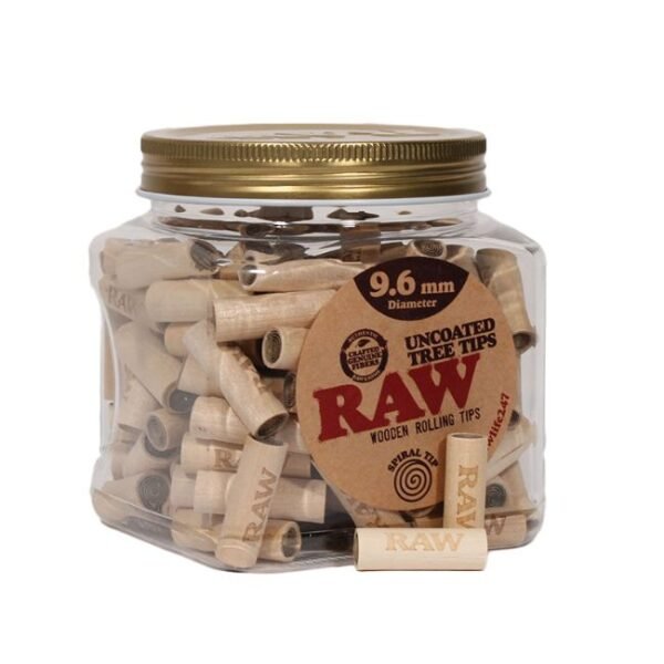 RAW UNCOATED TREE TIPS (9.6MM X 30MM) DIAMETER 130CT JAR