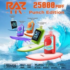 RAZ LTX PUNCH EDITION 5% DISPOSABLE (80ML) 25K PUFFS 5CT/ BOX