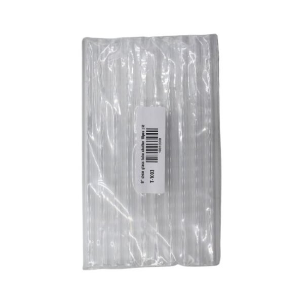 8'' CLEAR GLASS TUBE 10CT