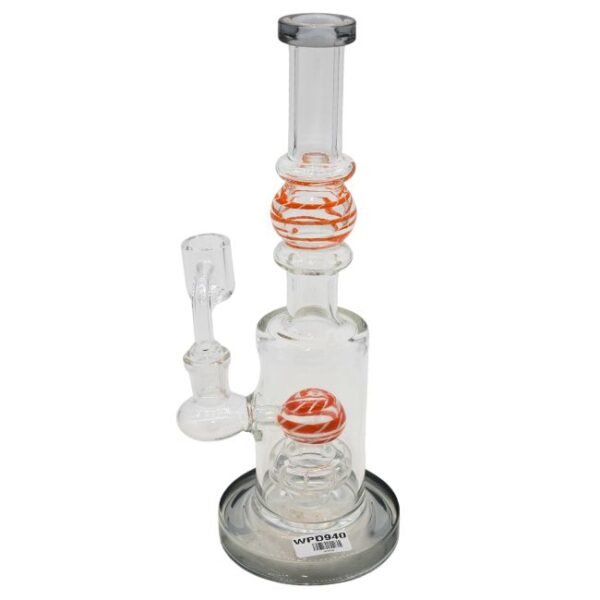 8'' TWISTING BOWL FANCY GLASS WATER PIPE