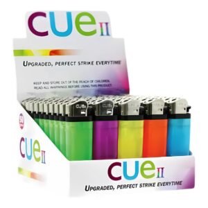 CUE CHEAP DISPOSABLE LIGHTER - 50CT/DISPLAY