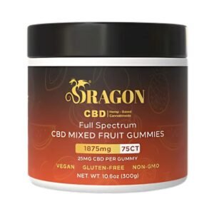 DRAGON CBD FULL SPECTRUM 1875MG GUMMIES 75CT/ JAR