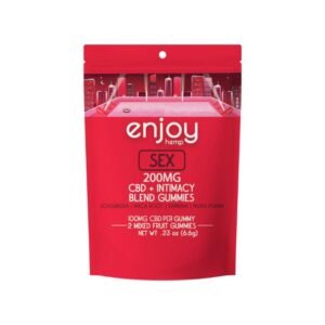 ENJOY HEMP 200MG CBD + INTIMACY BLEND 2PK GUMMIES 10CT/ BOX