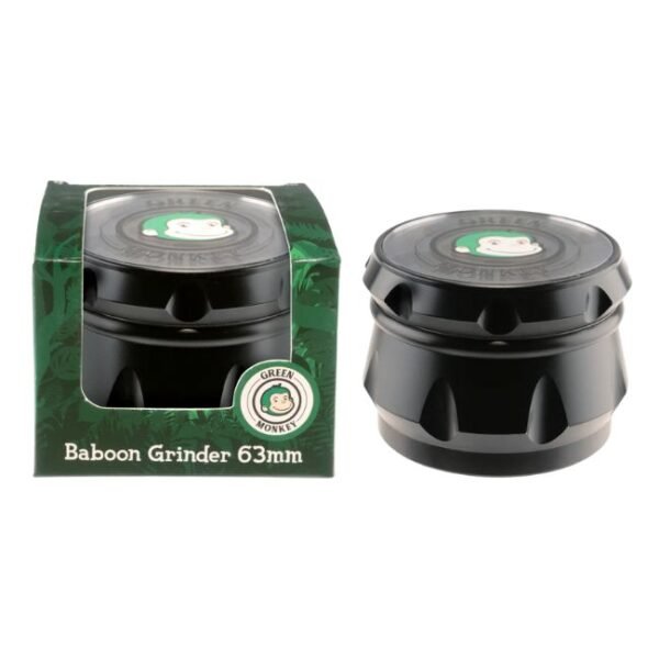 GREEN MONKEY 4 PART BABOON GRINDER 63MM