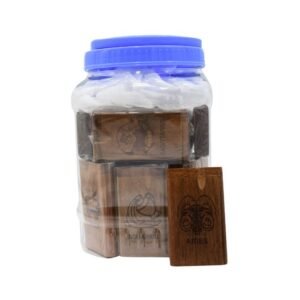 LARGE ZODIAC SIGN DUGOUT 24CT JAR