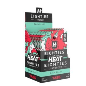 STRAIGHT HEAT EIGHTIES 7-HYDROXY 80MG PER TABLET 3CT/10PK