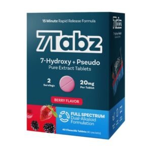 7TABZ HYDROXY + PSEUDO PURE KRATOM LEAF EXTRACT 20MG PER TABLET 1CT/40PK