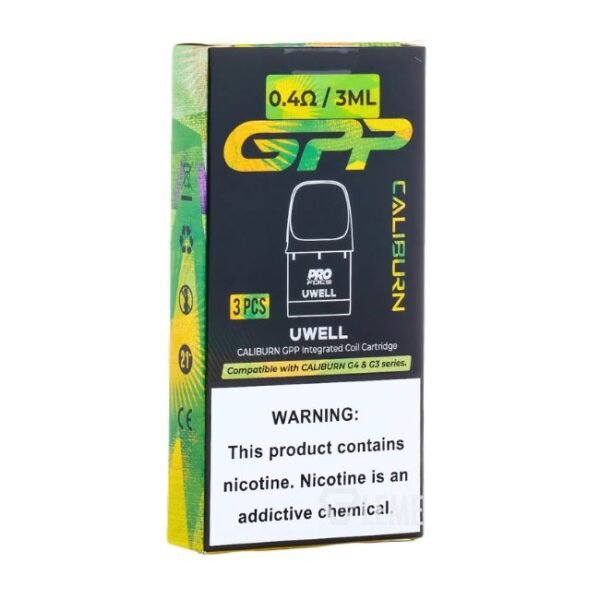 UWELL CALIBURN GPP 3ML REPLACEMENT CART 3PK/ BOX