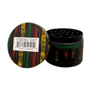 50MM 4PART RASTA LEAF PRINT GRINDER