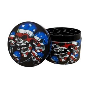 50MM 4PART SKULL PRINT GRINDER