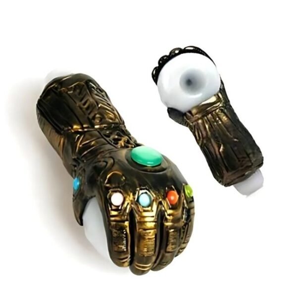 PHOENIX GLASS 5'' HAND SHAPE FANCY HAND PIPE