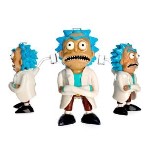 PHOENIX GLASS 8'' RICK & MORTY WATER PIPE