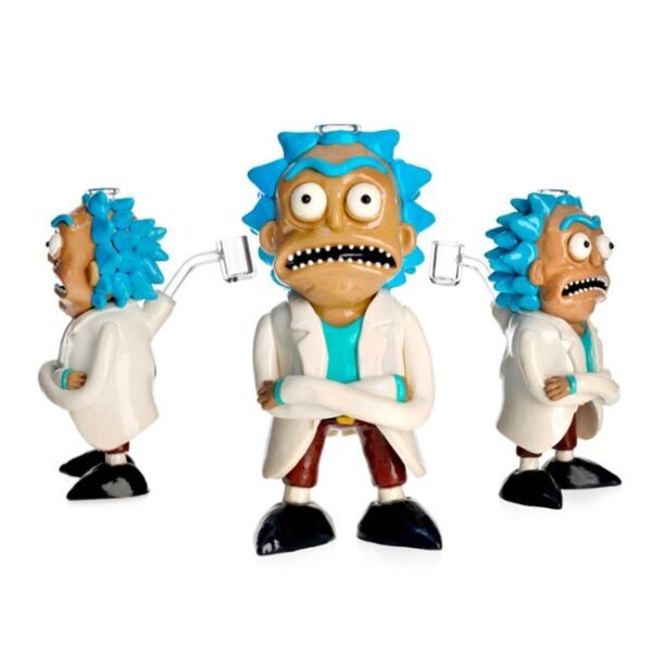 PHOENIX GLASS 8'' RICK & MORTY WATER PIPE