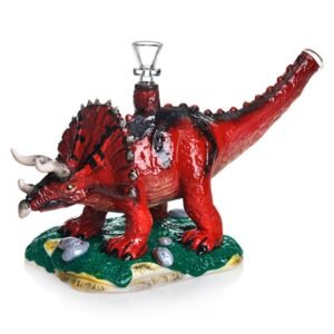 PHOENIXSTAR 6" TRICERATOPS DESIGN GLASS WATER PIPE