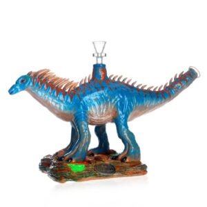 PHOENIXSTAR 7" DINOSAUR DEISGN GLASS WATER PIPE