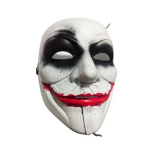 BLACK EYE JOKER FACE DESIGN SMOKING GAS MASK