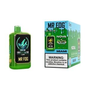 MR FOG NOVA MINT STEEZY SERIES 5% DISPOSABLE (100ML) 36K PUFFS 5CT PER BOX