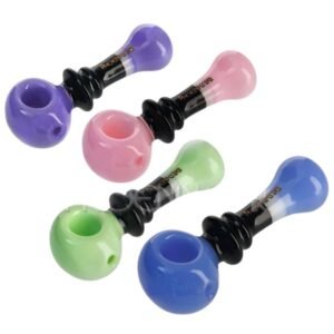 PHOENIXSTAR 4" RING ON TOP DESIGN AMERICAN COLOR HAND PIPE