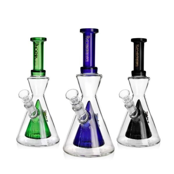 PHOENIX GLASS 10'' FANCY BEAKER WATER PIPE
