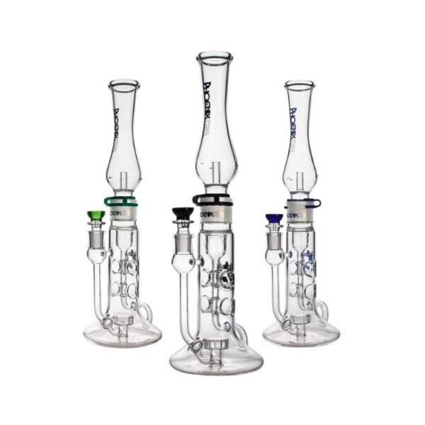 PHOENIXSTAR 16" HEALIX TOP PART WITH MATRIX PERC DEISGN GLASS WATER PIPE