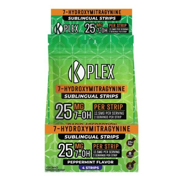 PROF WHYTE'S K PLEX 7-HYDROXY 25MG PER SUBLINGUAL STRIPS 4CT/10PK
