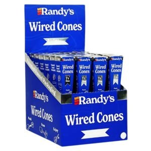 RANDYS WIRED 1-1/4 SIZE 3PK CONES 24CT/ BOX