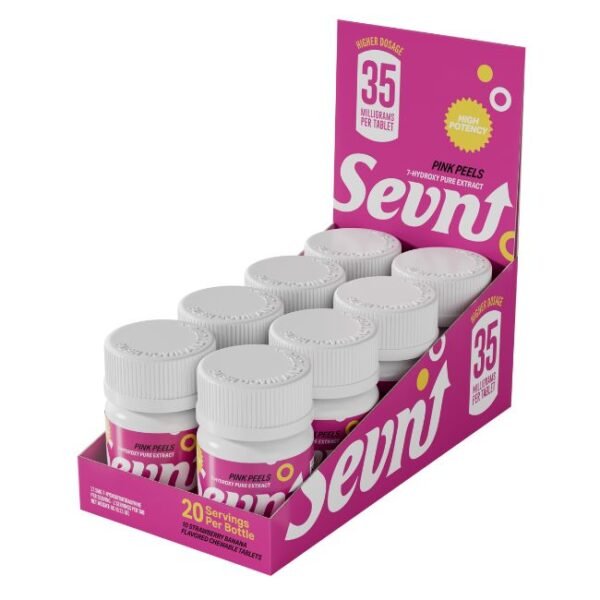 SEVN 7-HYDROXY PURE EXTRACT HIGH POTENCY 35MG PER TABLET 10CT/ 8JARS